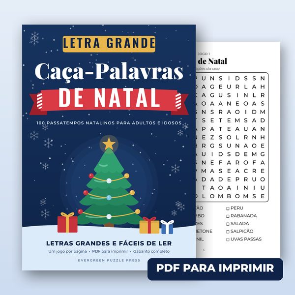 Capa do produto Caça-Palavras de Natal