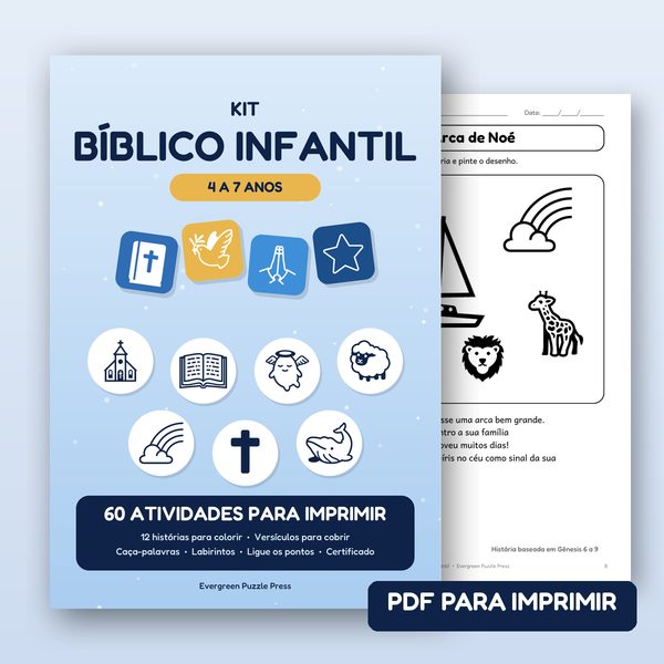 Capa do produto Kit Bíblico Infantil