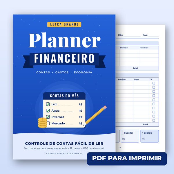 Capa do produto Planner Financeiro
